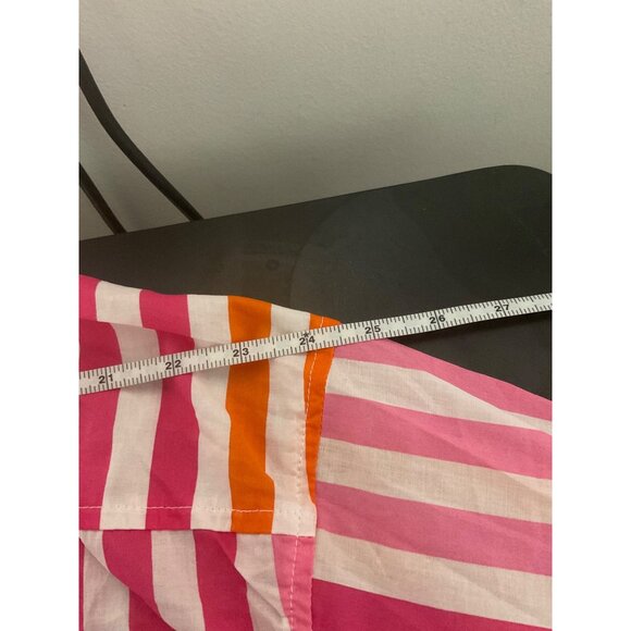 BEACH RIOT Women's Alexa Striped Button Down Top Swim Cover Up S/M - Picture 7 of 12